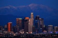 Los Angeles Skyline and the San Gabriel Mountains, Dusk