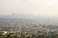 Los Angeles Smog Royalty Free Stock Photo