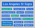 Los Angeles Street Signs