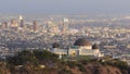 Los Angeles Sunset Cityscape, Griffin Observatory