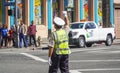 Los Angeles Traffic Police Officer - LOS ANGELES - CALIFORNIA - APRIL 20, 2017 Royalty Free Stock Photo