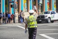 Los Angeles Traffic Police Officer - LOS ANGELES - CALIFORNIA - APRIL 20, 2017 Royalty Free Stock Photo