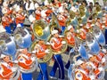 Los Angeles Unified School Marching Band Royalty Free Stock Photo