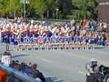 Los Angeles Unified School Marching Band Royalty Free Stock Photo