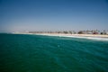 LOS ANGELES, USA - AUGUST 5, 2014 - people in venice beach landscape