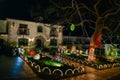 Los Angeles, usa - dec 2022 Beautiful christmas decoration of American style house Royalty Free Stock Photo