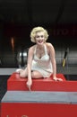 Marilyn Monroe display on the Hollywood Walk of Fam Royalty Free Stock Photo