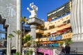 LOS ANGELES, USA - JULY 05, 2018, a shopping complex on the territory of the Dolby Digital Theater in clear sunny weather, the Royalty Free Stock Photo