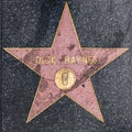 Closeup of Star on the Hollywood Walk of Fame for Dick Haynes