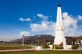 Los Angeles, USA. Monument to the great astronomers at Griffith Observatory.