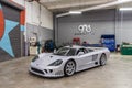 Saleen S7 supercar on display during Galpin car show