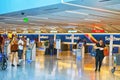 Interior of Los Angeles Airport named by Tom Bradley. Terminal Southwest Airlines