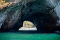 Los Arcos sea cave in Mexico Royalty Free Stock Photo