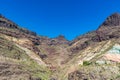 Los Azulejos (The Tile Rocks, Mountains), Gran Canaria (Grand Canary) Royalty Free Stock Photo