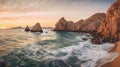 Los Cabos Mexico at sunset - made with Generative AI tools