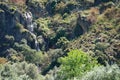 Los Cahorros waterfall near Granada in Andalusia