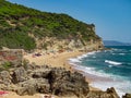 Los Castillejos beach from Barbate, Cadiz, Andalucia, Spain.