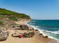 Los Castillejos beach from Barbate, Cadiz, Andalucia, Spain.