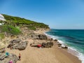 Los Castillejos beach from Barbate, Cadiz, Andalucia, Spain.