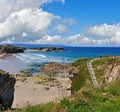 Los Castros beach Galicia, Spain