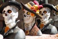 Los Catrines Mexican Folk Art Royalty Free Stock Photo