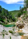 Los Charcos River and Waterfall