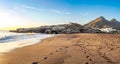 Los Escullos beach, Cabo de Gata, Spain Royalty Free Stock Photo