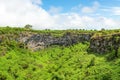 Los Gemelos, twins, extinct volcanic crater, Galapagos Royalty Free Stock Photo