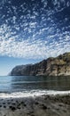 Los gigantes cliffs landmark and beach in tenerife spain