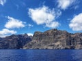 Los Gigantes cliffs Tenerife, giant rock formations