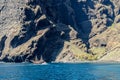 Los Gigantes cliffs view from atlantic ocean at Playa de masca