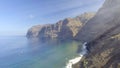 Los Gigantes mountains , aerial view of Tenerife, Spain