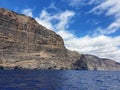 Los Gigantes cliffs Tenerife, giant rock formations