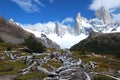 Los Glaciares National Park, View of Mount Fitz Roy, southern Patagonia, Argentina Royalty Free Stock Photo
