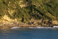 Los Locos beach in the Atlantic Ocean, Spain Royalty Free Stock Photo