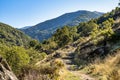 Los Pilones Gorge at Natural Reserve Gorge of hell, Garganta de los Infiernos in Extremadura, Spain