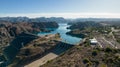 Los Reyunos Dam, San Rafael, Mendoza, Argentina Royalty Free Stock Photo