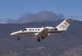 Cessna 525 citationjet CJ1, landing