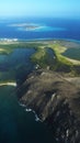 Los Roques island Aereal Royalty Free Stock Photo