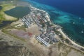 Los Roques island town Royalty Free Stock Photo