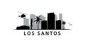 Los Santos City Skyline USA America Landscape