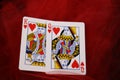 Los Vegas travel stories- Casino cards-King and Queen of hearts