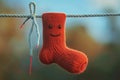 Lose sock Royalty Free Stock Photo