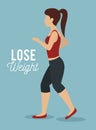 lose weight design Royalty Free Stock Photo