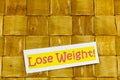 Lose weight loss healthy body fat physical fitness diet overweight lifestyle Royalty Free Stock Photo