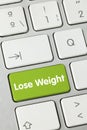 Lose weight - Inscription on Green Keyboard Key Royalty Free Stock Photo