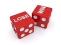 Lose and win dice