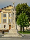 The Losenau monument in front of the university of Alba Iulia, Transylvania, Romania