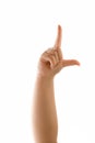 Loser Hand Sign Royalty Free Stock Photo