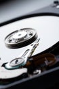 ÃÂ¡loseup of hard disk drive Royalty Free Stock Photo